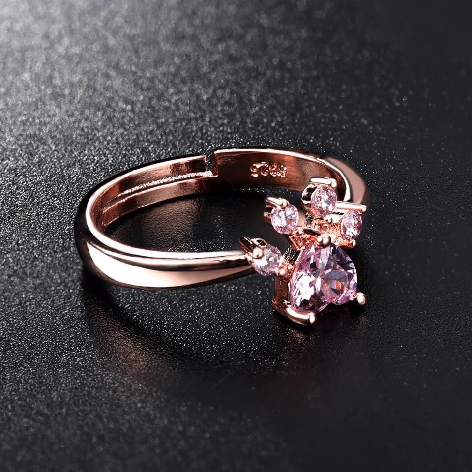 Rose Gold Paw Ring (60% OFF TODAY!)