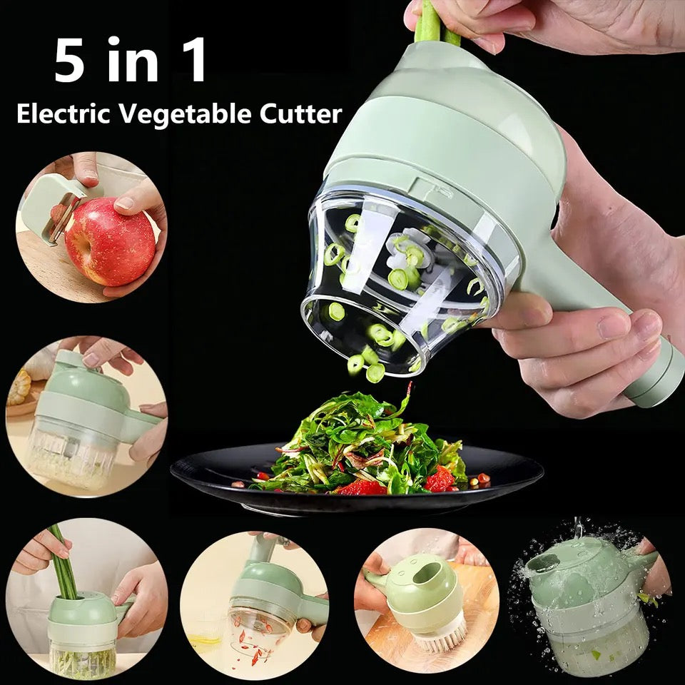 5-in-1 Handheld Electric Vegetable Slicer Set (60% OFF TODAY!)