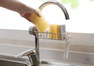 Stainless Steel Faucet Sponge Holder (60% OFF TODAY!)