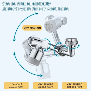 Universal 1080° Swivel Robotic Arm Swivel Extension Faucet Aerator (60% OFF TODAY!)